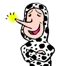 Cow pattern Uncle sticker #12435240