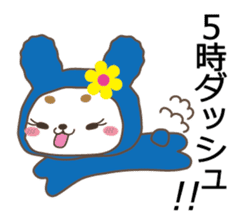 Blue Rabbit(office lady) sticker #12436145