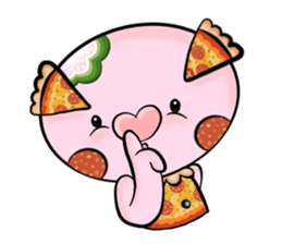 POPPORONI THE PIZZA LOVER sticker #12436197