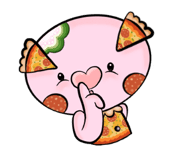 POPPORONI THE PIZZA LOVER sticker #12436197