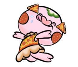 POPPORONI THE PIZZA LOVER sticker #12436199