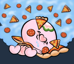 POPPORONI THE PIZZA LOVER sticker #12436216