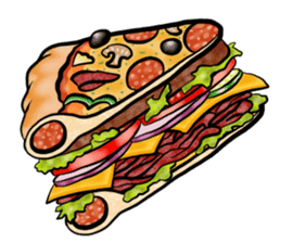POPPORONI THE PIZZA LOVER sticker #12436217