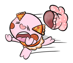 POPPORONI THE PIZZA LOVER sticker #12436218