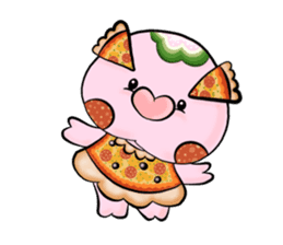 POPPORONI THE PIZZA LOVER sticker #12436219