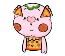 POPPORONI THE PIZZA LOVER sticker #12436220
