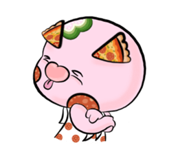 POPPORONI THE PIZZA LOVER sticker #12436221