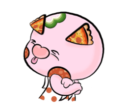 POPPORONI THE PIZZA LOVER sticker #12436221
