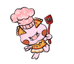 POPPORONI THE PIZZA LOVER sticker #12436225