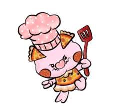 POPPORONI THE PIZZA LOVER sticker #12436225