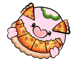 POPPORONI THE PIZZA LOVER sticker #12436228