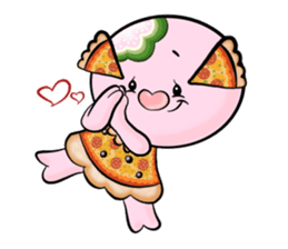 POPPORONI THE PIZZA LOVER sticker #12436229