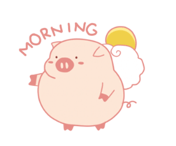 My Cute Lovely Pig, Animated sticker #12436510