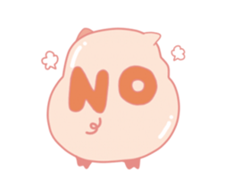 My Cute Lovely Pig, Animated sticker #12436517