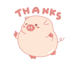 My Cute Lovely Pig, Animated sticker #12436522