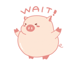 My Cute Lovely Pig, Animated sticker #12436524