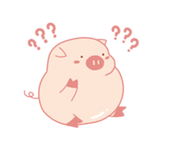 My Cute Lovely Pig, Animated sticker #12436526