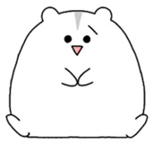 Cute and Annoy Hamster sticker #12436606