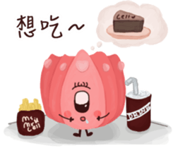 Ms. and Mr. cell II sticker #12436687