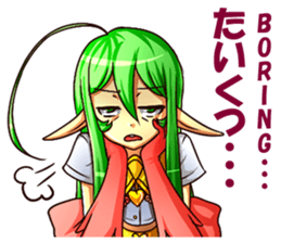 Lynna the elf idol sticker #12436698