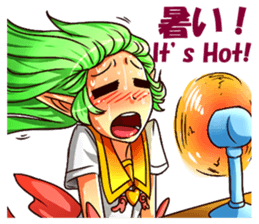 Lynna the elf idol sticker #12436702