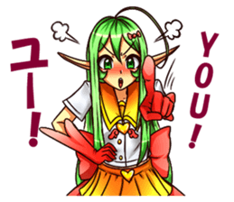 Lynna the elf idol sticker #12436708