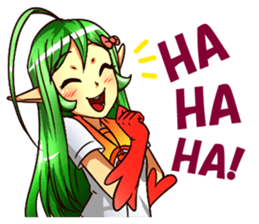 Lynna the elf idol sticker #12436715