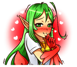 Lynna the elf idol sticker #12436716