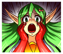 Lynna the elf idol sticker #12436717