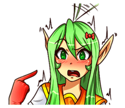 Lynna the elf idol sticker #12436720