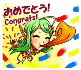 Lynna the elf idol sticker #12436722