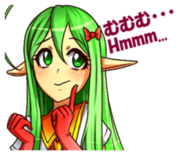 Lynna the elf idol sticker #12436724