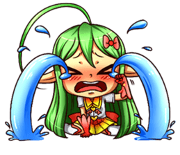 Lynna the elf idol sticker #12436725