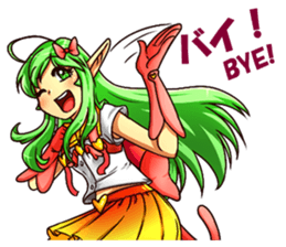 Lynna the elf idol sticker #12436729
