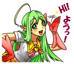Lynna the elf idol sticker #12436730