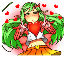 Lynna the elf idol sticker #12436731