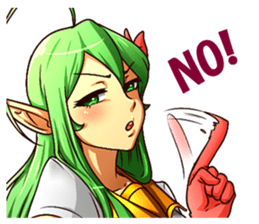 Lynna the elf idol sticker #12436732