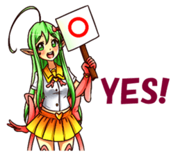 Lynna the elf idol sticker #12436733