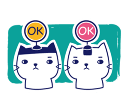 Twins cat's daily sticker #12437560