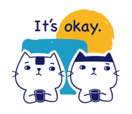 Twins cat's daily sticker #12437562