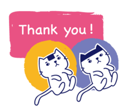 Twins cat's daily sticker #12437563