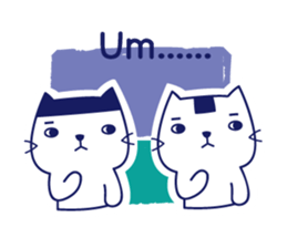 Twins cat's daily sticker #12437564