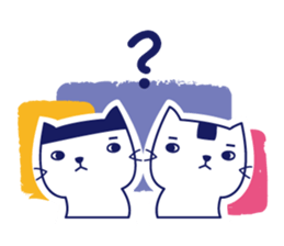 Twins cat's daily sticker #12437574