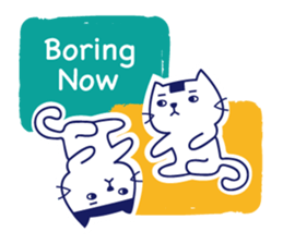 Twins cat's daily sticker #12437580