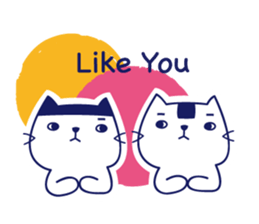 Twins cat's daily sticker #12437581