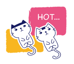 Twins cat's daily sticker #12437584