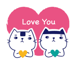 Twins cat's daily sticker #12437586