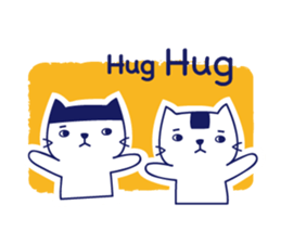 Twins cat's daily sticker #12437587