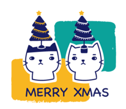 Twins cat's daily sticker #12437591