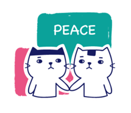 Twins cat's daily sticker #12437592